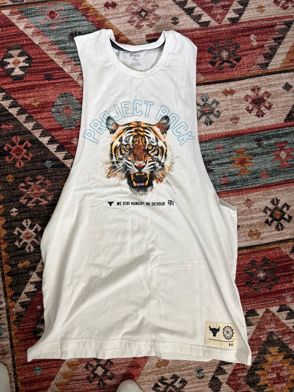 Men’s Medium Under Armour Project rock Tank tee